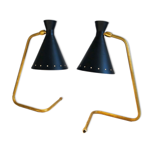 Paire de lampes italiennes