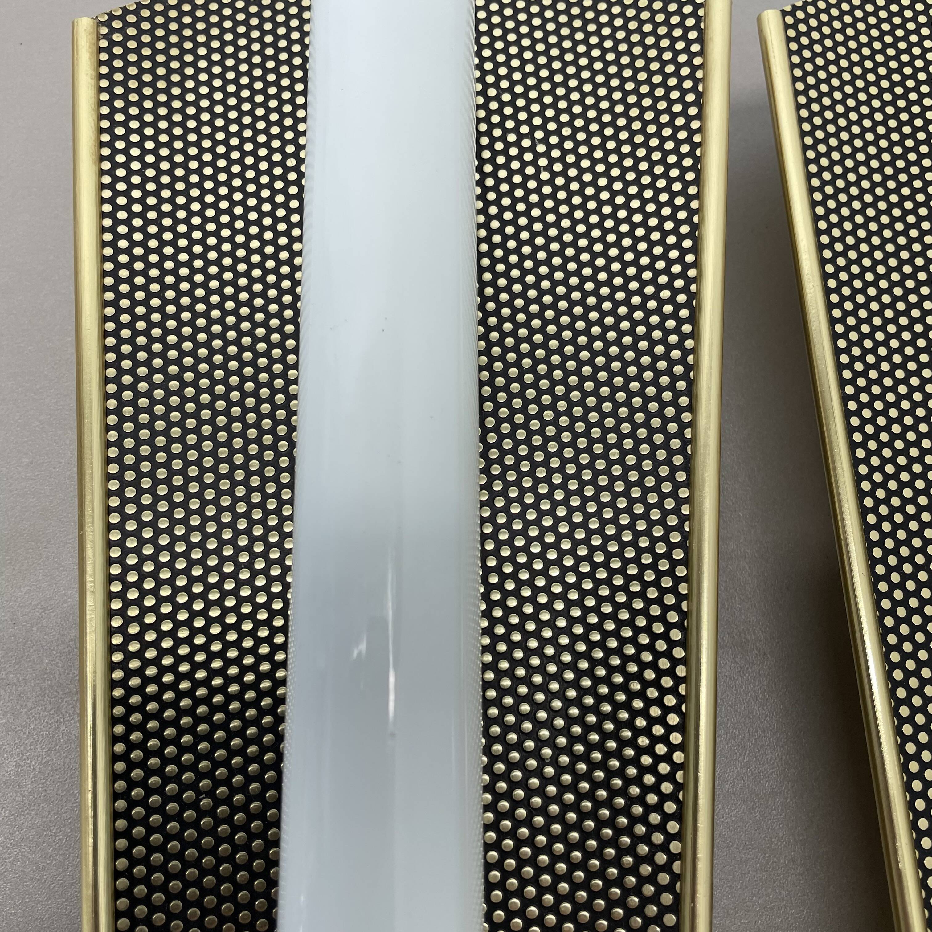 set of 2 large 37cm "honeycomb" theatre Wall Light elements, Germany, 1950