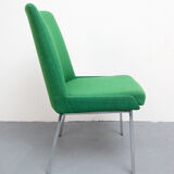 1960s chair in green and chrome from Mauser