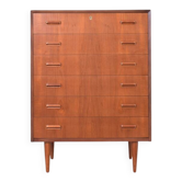 Commode en teck danois des années 1960.