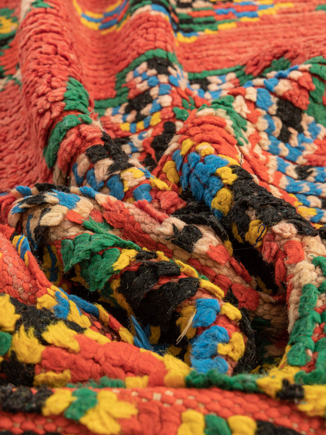 Vintage boujad, berber rug, 123 x 290