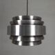 Vintage aluminum pendant lamp, Lakro Amstelveen, 1960s
