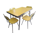 Table set and 4 chairs