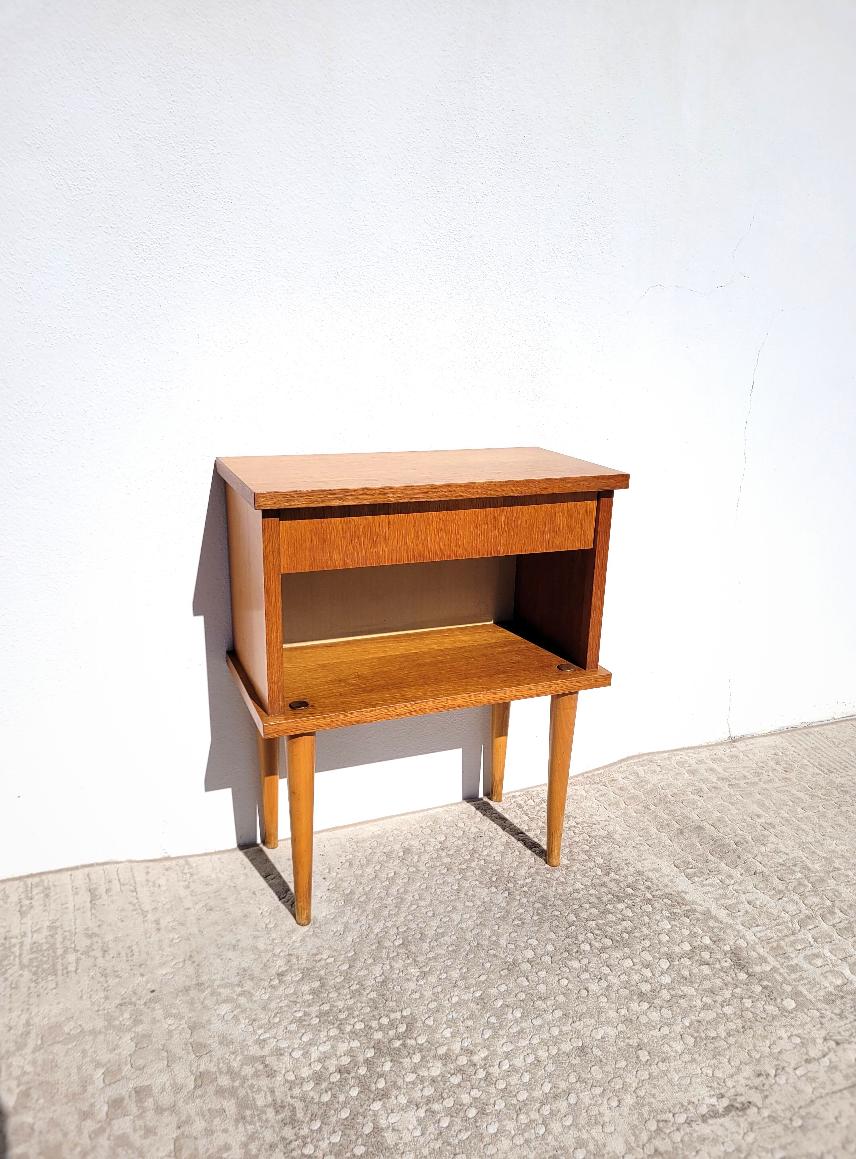 Wooden bedside 1970