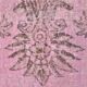 Tapis vintage Oushak rose pour la maison, sku 1920