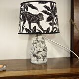 Crystal table lamp signed Baccarat, France 1950