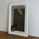 Miroir Louis Philippe at the end of the 19th century. 110x75. White.