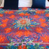 Indian Kantha Suzani embroidered in multicolour – cotton