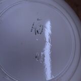 Round dish Terre de Fer Creil and Montereau "Madrid"