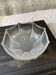 Coupe en verre épais transparent et opalescent