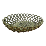 Braided ceramic basket