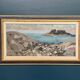 Huile su toile suédoise – “Côte” par Bertil Wahlberg – Vintage et encadrée