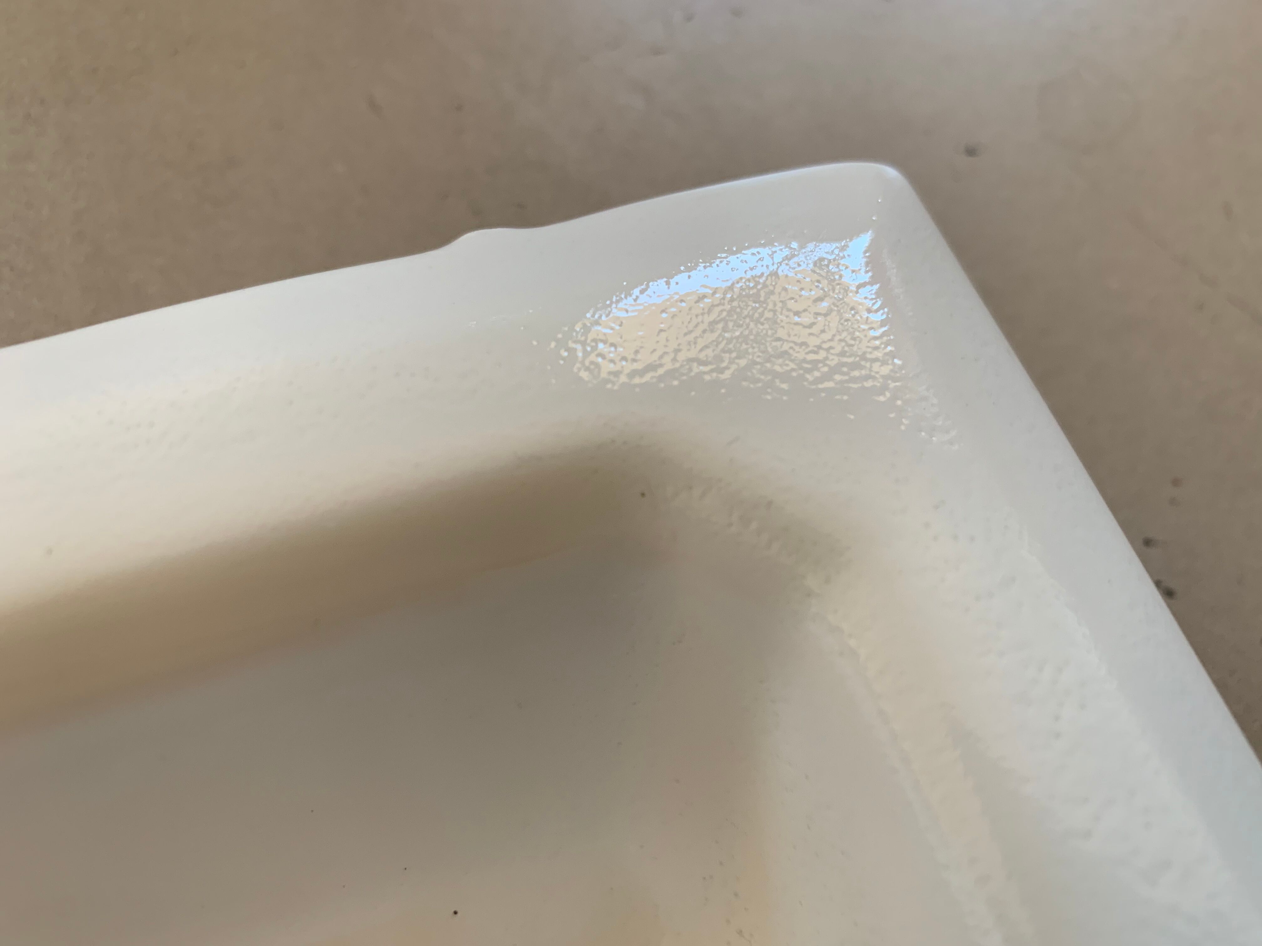 Built-in ceramic wall soap dish