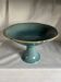 Blue earthenware footed bowl