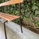 Vintage school bench