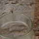 Glass pharmacy jar vase