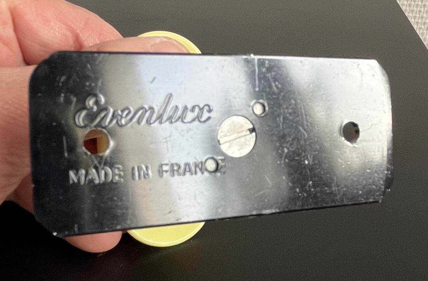 3 patères Evenlux France année 60