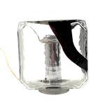 Fratelli Toso, Pair of Murano blown glass lamps, F.lli Toso, Murano Italy 1970s