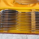 Coffret  couverts à poisson, inox.