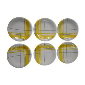 6 plates to desserts "Salins"