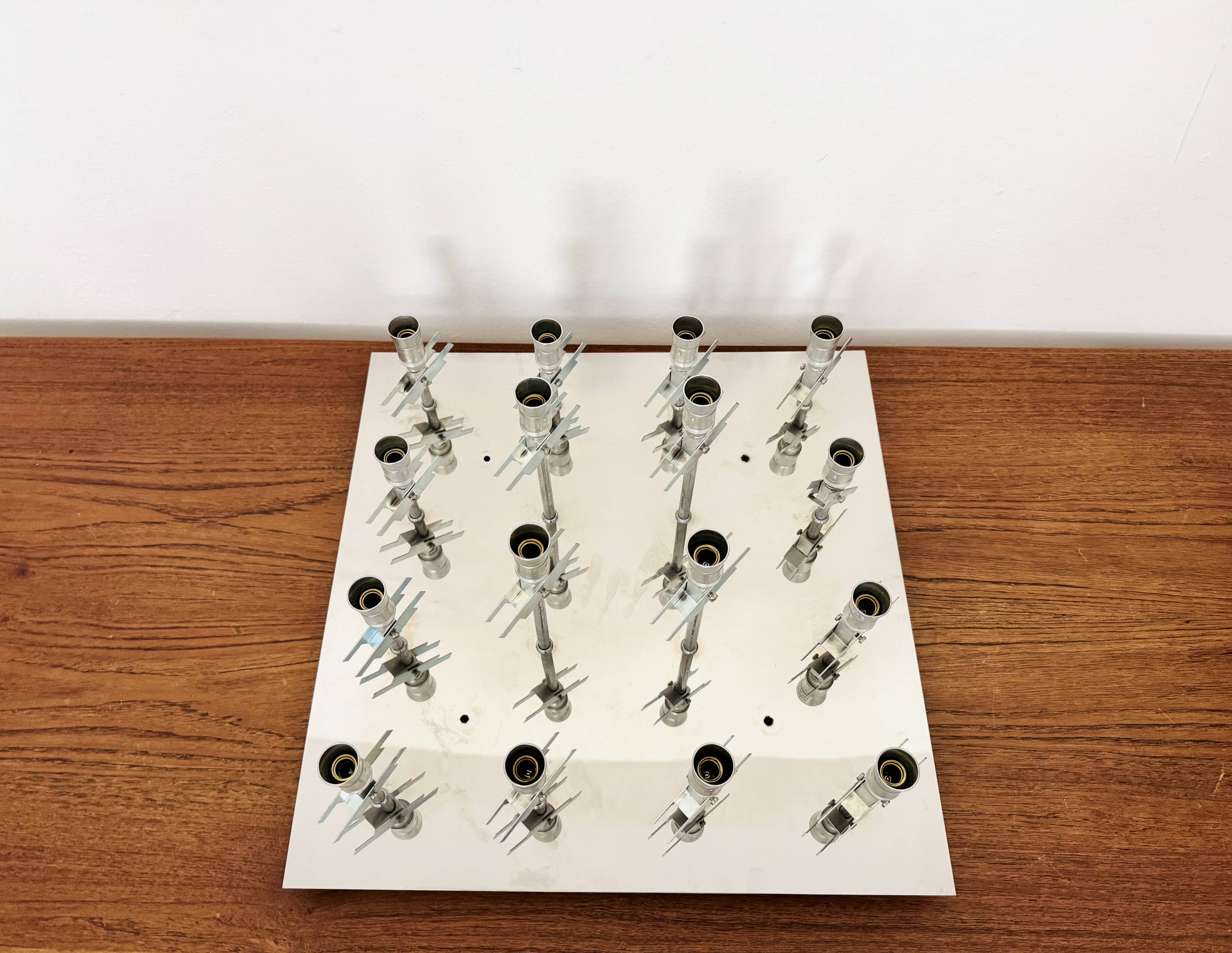 Large Austrian Granada Flush Light by J.T. Kalmar