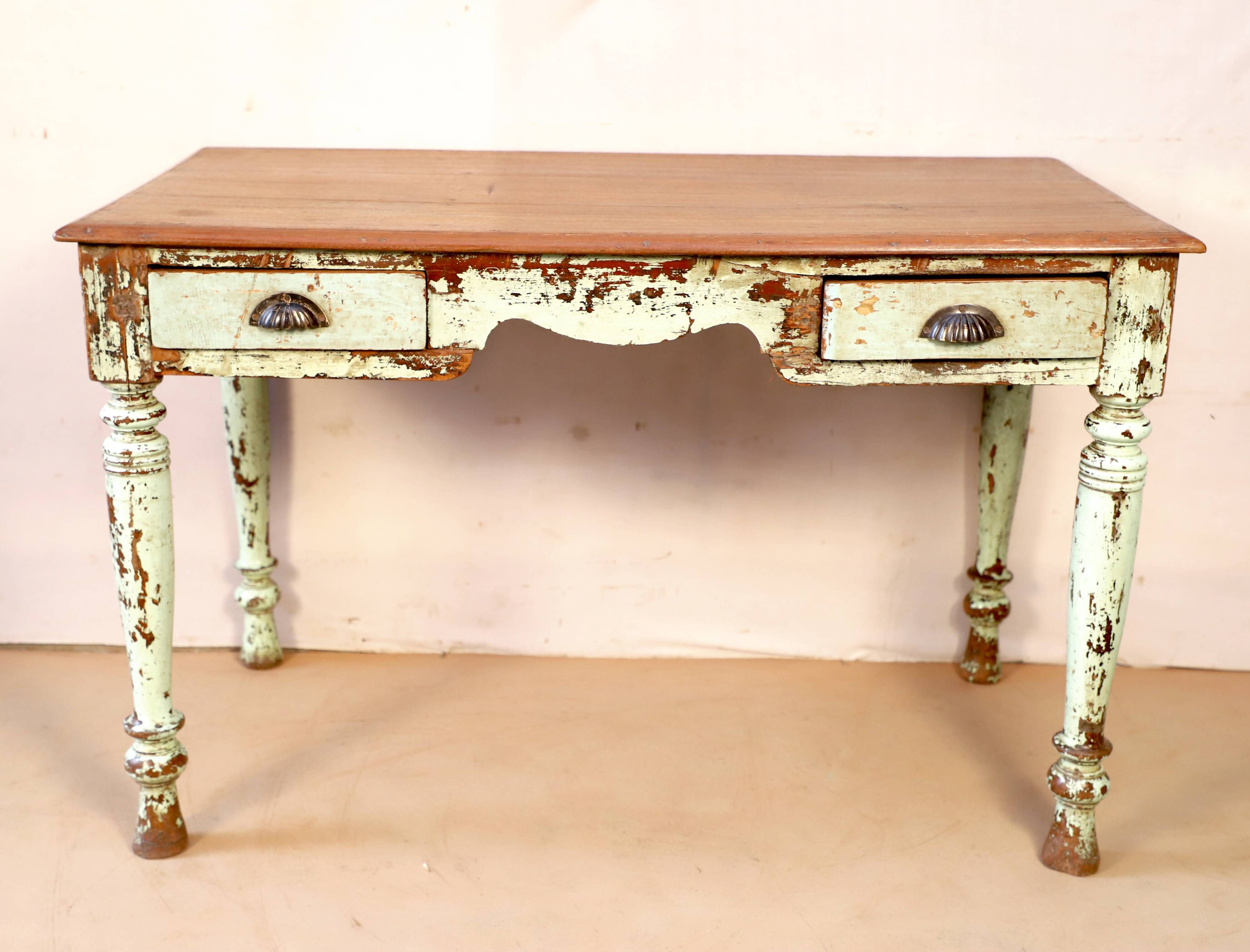 Old Burmese teak desk