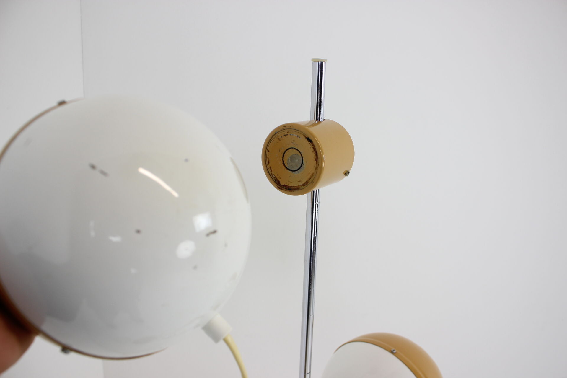 Magnetic Double Eye Ball Floor Lamp by Drukov, 1970s