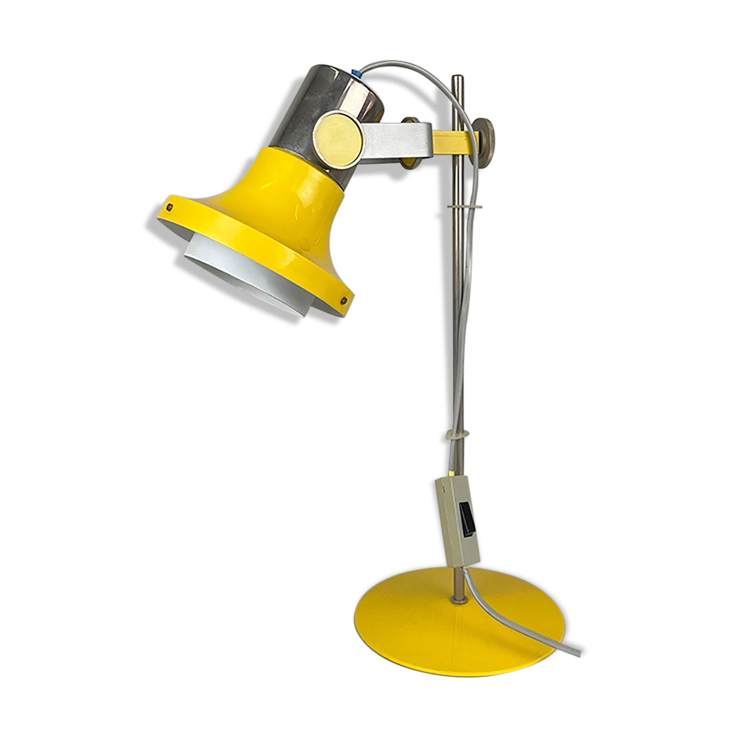 Vintage Table Lamp by Pavel Grus for Kamenický Šenov, Czechoslovakia, 1960's