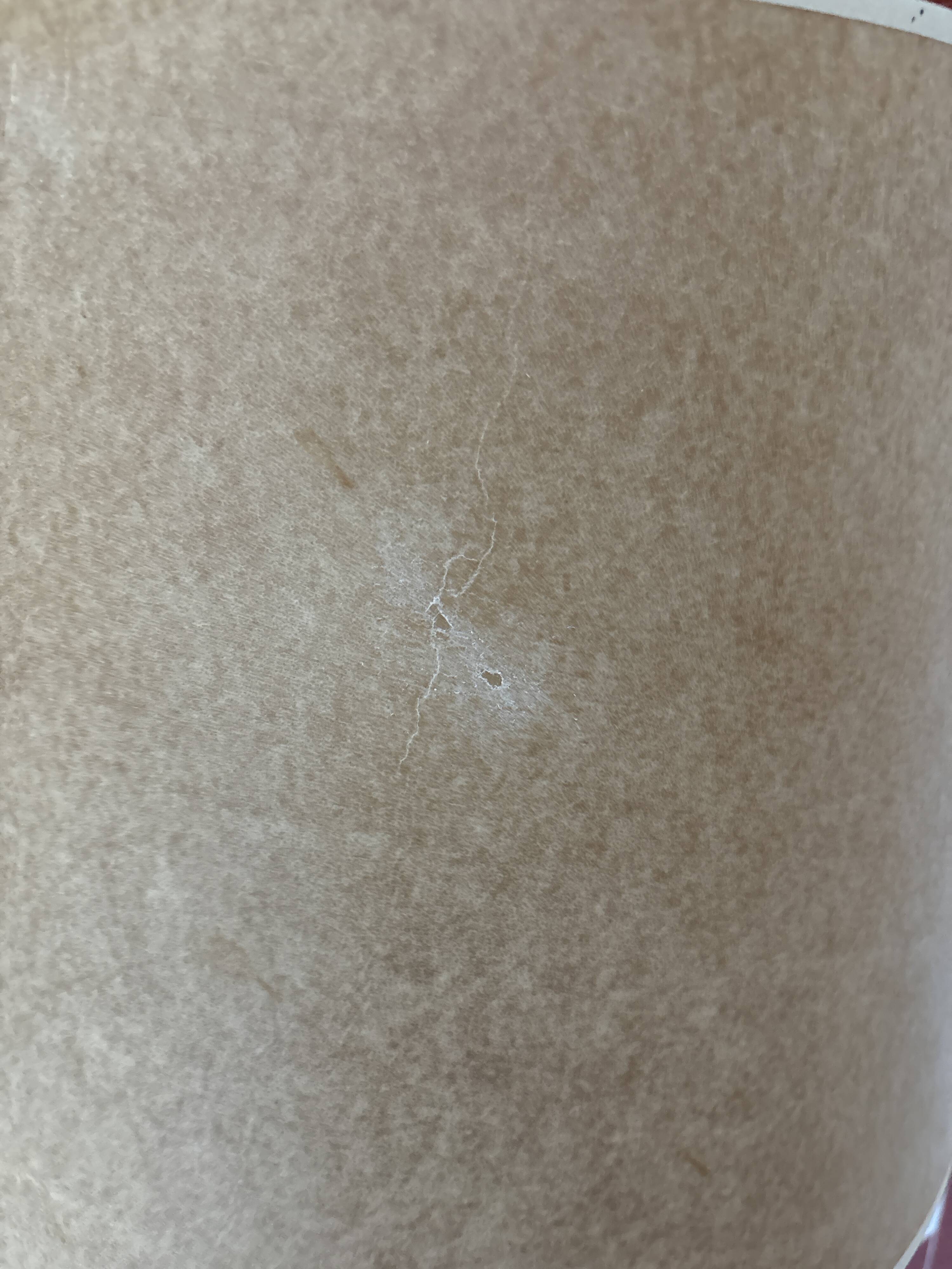 Vintage brown ceramic lamp