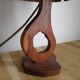 Lampe en bois