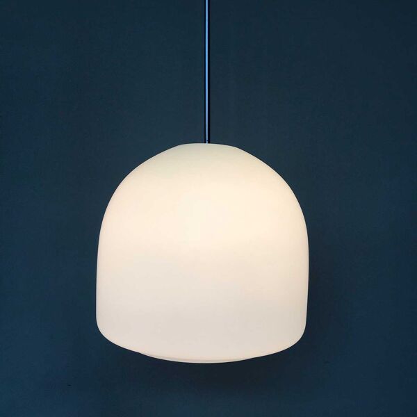 Suspension opaline cloche
