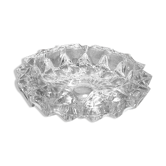 Cendrier en verre ciselé