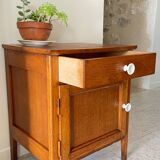 Oak bedside table from the 1950s