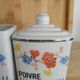 4 Old spice pots décor MANON