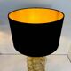 Pair of Murano Gold and Brass Table Lamps