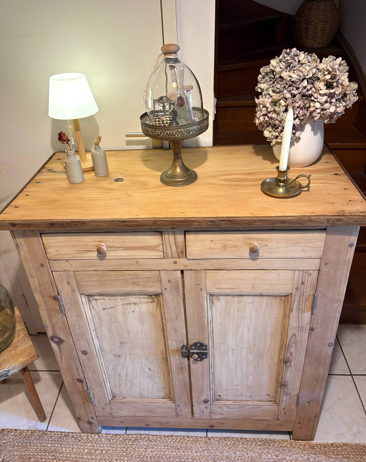 Buffet parisien bois brut