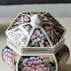 Bonbonnière/pot thé/Gingembre. Stylé Asiatique, Motifs floraux/pivoines. Décor Exclusiv, Made in Italy