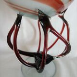 Globe vase with Murano glass lid