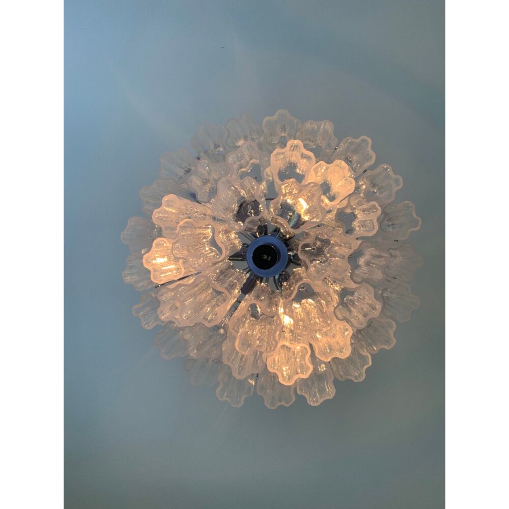 Belt “tronchi” murano glass chandelier