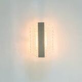 Pair of Mid-Century Glass & Chrome Wall Lamps from Kaiser, Germany, 1960s