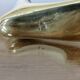 Carl Aubock, signed, necessary bar in gilded brass, Austria, 1950