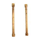 Pair of oak columns