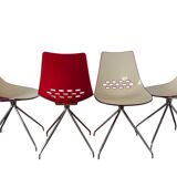Set of 4 Caligaris jam model chairs