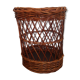 Large basket / laundry basket - vintage wicker toy basket