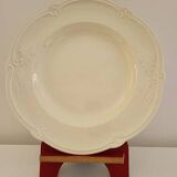 Plat de service rond en faïence de Gien Collection "Rocaille"