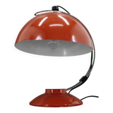 Lampe de table rouge des années 1970, Tchécoslovaquie