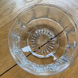 Sucrier en verre moulé