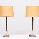 Pair Colum Table lamps 1970s Germany
