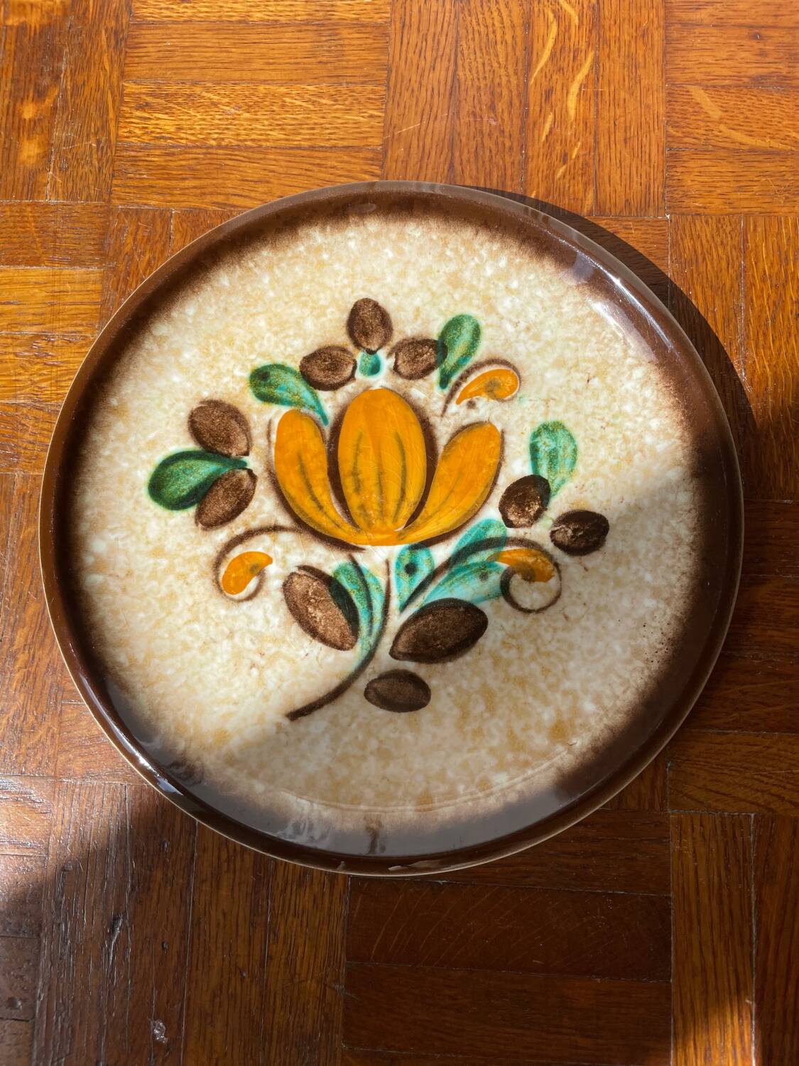 Set of 12 plates from the Boch La Louvière Corfu vintage collection