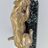 Bronze panther by Henri Payen. 1930s.